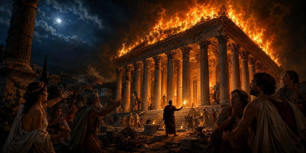 The Fire at the Temple of Artemis