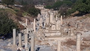 Curetes Street in Ancient City of Ephesus