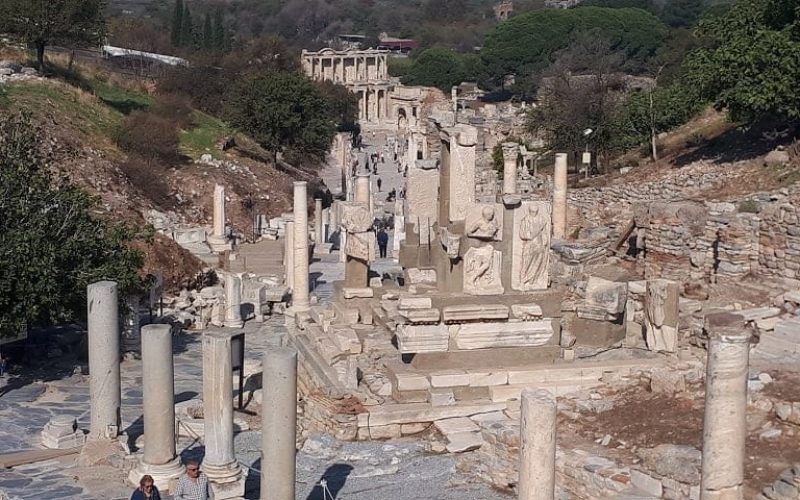 Curetes Street in Ancient City of Ephesus